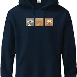 adro Printed Hoodie for Men | Regular Fit 320 GSM Mens Cotton Hoody | Mens Hoodies/Sweatshirt | Soft Brushed Fleece Fabric-picture-31