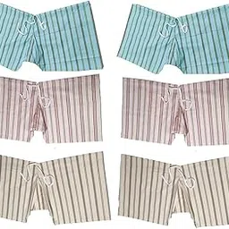 hivata Men's Cotton Underwear, Lattha, Patte wala Dharidar Nade wala Kachha, Patte wala Suti Janghiya | Free Size Multicolour, Pack of 6 Pcs.-picture-21