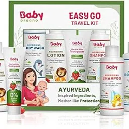 Babyorgano Baby Care Kit for Newborn | Baby Essentials for Newborn Kit | Baby Wash, Shampoo, Lotion (30ml Each) & Toothpaste (10g) | Newborn Baby Gift Option | Baby Skin Care Set | 0-2 Years-image-51