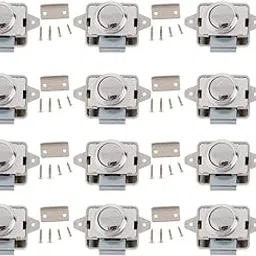 The Style Sutra 12x Heavy-duty Push Button Lock RV Boat Drawer Cupboard Home Cabinet Sliver|Motors | Parts & Accessories | RV, Trailer & Camper Parts |12 Pieces Push on Lock Latchs-picture-32