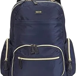 kenneth cole reaction Women's Sophie Backpack Silky Nylon Laptop & Tablet RFID Bookbag-picture-19