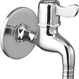 Cliquin Oliver Brass Nozzle Cock with Wall Flange 7 Years Warranty Chrome-picture-44