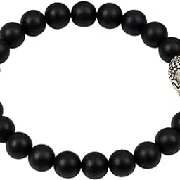 rdk Handcrafted Sandalwood Beads Bracelet – Adjustable Stretch Wristband with Buddha/Evil Eye Charms | Unisex Chandan Bracelet for Pooja, Meditation, Protection & Spiritual Jewelry image 1