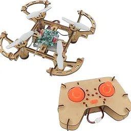 Techno Kitz XYQ 2 DIY Wooden Drone Kit, Educational Quadcopter Assembly Set with Controller-picture-10