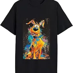 Tiger Oversized T'shirt Mens Street wear Round Neck Cotton Dog-picture-58