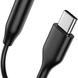 UBRONIK® Black Type C to 3.5 mm Audio Jack Connector with DAC Headphone Converter Adapter Compatible with iPhone 15 Pro Max/15 Pro/15 Plus, Galaxy S23/S22/S21/S208 & Other Type C Phones-picture-44