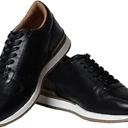 hx london Leather Lace-up Sneakers for Men-picture-14