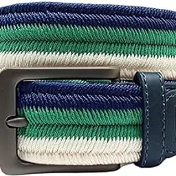 the tie hub Unisex Stretchable Woven Fabric Belt with Fishbone Weave | Hole-Free Design | Fits Up to 40 Inches Waist | Stylish & Durable | Perfect for Casual & Formal Wear-picture-48