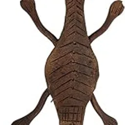 DeKulture Lizaad Wall Decor | Recycled Metal Gecko Figurine | Unique Holiday Ornament (7.5x3.5x0.5 Inches)-picture-24