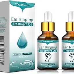 Tinnitus Relief for Ringing Ears, Natural Herbal Tinnitus Treatment, Effective Ear Ringing Relief Drops, Improves Hearing and Reduces Discomfort for Men and Women, 3pcs Treatment image 1
