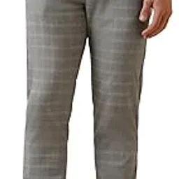 allen solly Men's Slim Work Utility Pants (ASTFMSRFI69674_Grey-picture-31