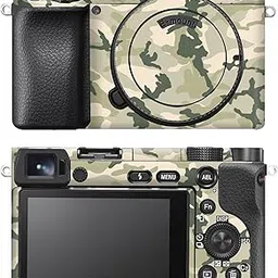Capes India Camera Skin Cover Compatible with Sony A6100 | Anti Scratch | Protective Film (Design - Military Camo)-picture-15