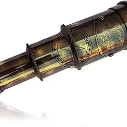 Small Brass Antique Telescope Bynacular 4.5 inch Best Children Gift-picture-14