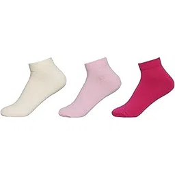 supersox Women's Sneaker Length Plain Socks - Pack of 3-picture-40