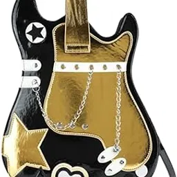 enakshi (label) Guitar Shaped Backpack Fashion Trendy Guitar Purse for Dating Shopping Party Black|Clothing, Shoes & Accessories | Womens Handbags & Bags-picture-16