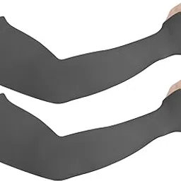 vorshape 2 & 4 Pairs Sun Protection Arm Sleeves With Thumb Holes for Men & Women-picture-13