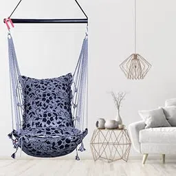 Kkriya Home Décor Wooden Swing for Living Room | Jhula |Hanging Swing Chair for Home | Adult | Balcony | Indoor |Outdoor | Washable Weight CAPACTIY 150KG.Made in India-image-24