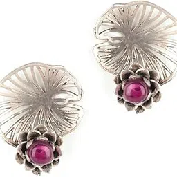 shaya Women By Caratlane Oxidised Rise Above Fear Earrings In 925 Silver-picture-31