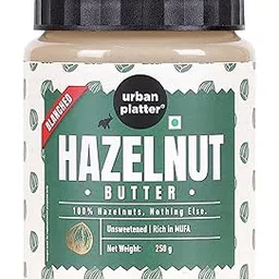 Urban Platter Hazelnut Butter (Without Skin), 250g (Bold Nutty Flavour | Single Ingredient | Keto-Friendly | Blanched Paste)-picture-20