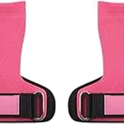 BNF® Weight Lifting Wrist Straps | Enhanced Grip Anti Slip Microfiber with Padded Support for Pull Ups, Deadlifts, Rows, Building | Secure Hook Loop Fastening | Pink-picture-12