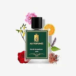 Ali Perfumes Flora Extrait de Parfum | Long Lasting Floral Woody Perfume for Men & Women | Peony, Rose & Citrus Scent with Sandalwood & Patchouli | Fresh & Elegant Unisex Perfume 50 ml (50 ml)-image-46