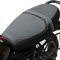 TVS Seat Cover for Sweat Free Comfortable Riding| Nylon Thread Stitching for Strength| Bike Riding Accessories|Heat & UV Ray Protection|Enhanced Tear Resistance-image-0