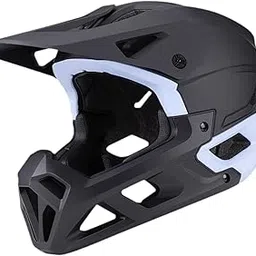 MERISHOPP®Full Face Bike Helmet Adjustable Head Protective Bicycle Helmet Black Blue|Sporting Goods | Cycling | Helmets & Protective Gear | Helmets-image-81