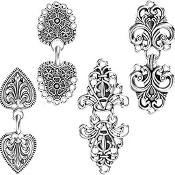 squishco 4Pcs Cinch Clip for Shirt, Shirt Tightening Clips for Women, Silver Cinch Clip for Sweaters Dresses Collars Scarves Jackets-picture-70