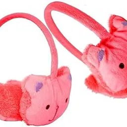 Plush Animal Earmuffs, Light Blue Kawaii Style, Ultra-Soft Winter Ear Warmers with Adjustable Headband, One Size Fits Most, for Ages 3+, 18x15x12 cm-picture-16