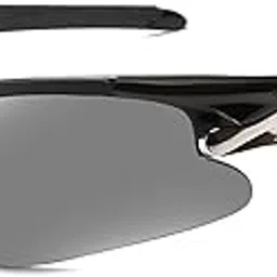 Karsaer Non Polarized Sports Sunglasses for Cricket & Cycling Men Women Unisex Oversized Wrap-Around Frame 100% UV400 And Wind Protection Outdoor Hiking Fishing Glasses E1394-picture-23