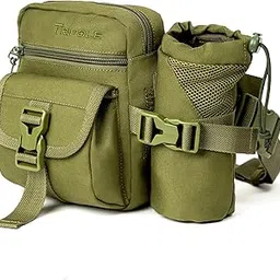 tripole Ranger Multi-Utility Waist Pack with Detachable Bottle Holder – Hiking Waist Bag & Sling for Travel & Outdoor Adventure (Olive Green)-picture-20