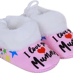 star fish Baby Boys & Girls 3 TO 12 Months Skin Friendly Comfortable & Breathable Papa Printed Booties-picture-21