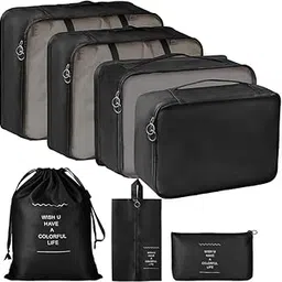 YUPPIN Travel Organizer 7 Set Packing Cubes for Suitcases, Accessories, Luggage Organizers, Suitcase Bags Set, Essentials-picture-43