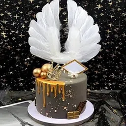 Homebakers Mart White Feather Cake Topper with Stick Pack Of 2-picture-12