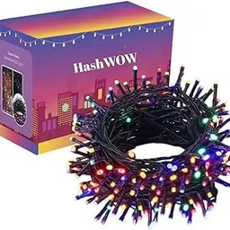 HashWOW LED String Lights, 200cm Multicolor Fairy Rice Lights, Indoor Decorative, 100 Light Sources, Electric Powered, Modern Style, Nature Theme, Touch Control-picture-52