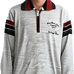 twiste Men Angora Wool Striped Knit Sweater, Grey, Half Zip-Up Collar, Graphic Print Full Sleeve Woollen Jersey Warm Winter Wear Pullovers for Men (in, Alpha, XL, Regular, Grey)-picture-42