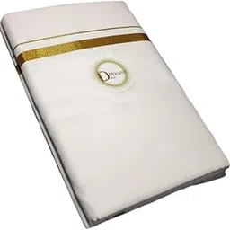 divine weave | Men's Cotton Vesti 2 Meter (4 Mulam) with 1/2(Half) inch Golden Kasavu Border – Traditional White Men’s Dhoti for Weddings & Festivals-picture-35