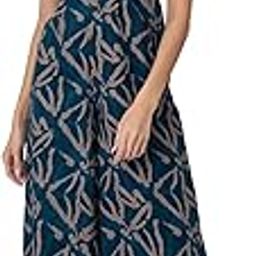 moomaya Wide Leg Jumpsuit for Women, Sleeveless Printed Cotton Jumpsuit With Pockets-picture-26