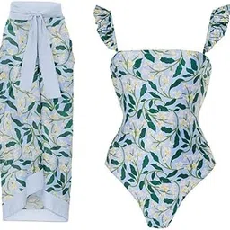 lamala 2 Piece Swimsuit Outfits Sleeveless Swimsuit Cover Up Swimwear Cover UP Beachs Skirt Coverups For Women Bathing Suit Women Summer Swimsuits-picture-38
