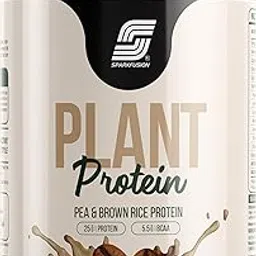 Sparkfusion Vegan Plant Protein Powder Organic Isolated Pea & Brown Rice Protein 25 gm Protein Easy To Digest Triple|Coffee Mocha Flavour- 500 g-picture-27