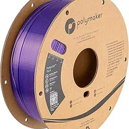 Polymaker Dual Color Silk PLA Filament 1.75mm Gold-Purple, Coextrusion Shiny PLA 3D Printer Filament Dichromatic 1kg - Silk Filament 1.75 PLA 2 Colors, Dimensional Accuracy +/- 0.03mm (Sovereign)-picture-54