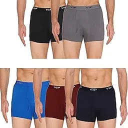 vip Punch Men's Cotton Trunks (Assorted Pack of 5)-picture-55