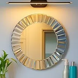 MoonlitDreams 6W 3-in-1 Color Changing Black Rose Gold Finish LED Mirror Picture Wall Light,Bathroom Vanity Led Mirror Light (Cool White/Warm White/Natural White)-Pack of 1-picture-28