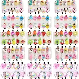 Diversa 12-Pack Kids Girls Hair Clips & Pins – Colorful Hair Accessories for Kanjak Gifts, Navratri Combos & Birthday Return Favors – Non-Slip, Durable & Skin-Friendly (Multi-Color)-picture-22