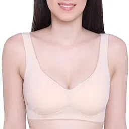 the secret boutique Seamless Latex Bra Sports Bra for Women/Girl’s Comfortable Wire Free Everyday Bra from A to C Cup with Removable Pads-picture-38