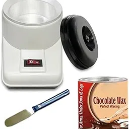 Wax Heater Machine, Chocolate Wax & Wax Applicator Knife Home Waxing Kit for Smooth Hair Removal on Arms, Legs, Underarms & Body-picture-11
