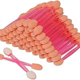 Elecsera 10 Pcs Disposable Eyeshadow Brushes Dual Sides Eye Shadow Sponge Applicators (Pack of 10)-picture-24
