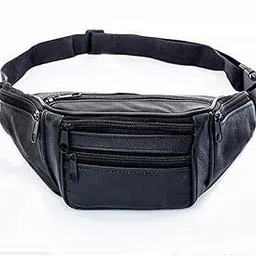 ZAFONI Waist Pack, Men Leather Casual Fanny Pack Waist Belt Bag Purse Hip Pouch Travel Sports Waist Packs (Color : 1)-picture-15