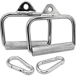 ABSSports 2 pair-d-handle -hand-grips-attachment-weight-lifting-multi-training-bar Multi-training Bar (Silver)-picture-12