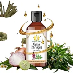Onion & Bhringraj Hair Oil with Sesame Seed Oil - 100ml | Nourishing Hair Oil for Scalp Health & Hair Growth | Free from Mineral Oil, Silicone & Synthetic Fragrance | Suitable for All Hair Types-picture-45